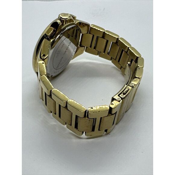 Michael Kors Camille MK5635 Womens Gold Stainless Steel Dial Quartz Watch JNA783 main image 4
